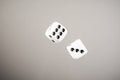 Floating dice Royalty Free Stock Photo