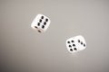 Floating dice Royalty Free Stock Photo