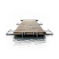 Floating dock, created with generative AI Royalty Free Stock Photo