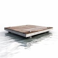 Floating dock, created with generative AI Royalty Free Stock Photo