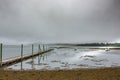 Floating Dock near Passamaquoddy Village Royalty Free Stock Photo