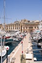 Floating dock in the port of Vittoriosa