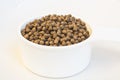 Floating Fish Feed Pellet Royalty Free Stock Photo