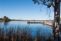 Floating Fishing Pier at Lake Jennings