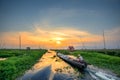 Floating garden in Inle Lake