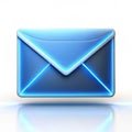 Floating glowing envelope with animated seal