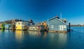 Floating Home Village Houseboats Fisherman`s Wharf