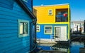 Floating Home Village Houseboats Fisherman`s Wharf