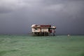 Floating house, Gaya island, Kota Kinabalu, Malaysia