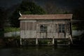 Floating house Royalty Free Stock Photo
