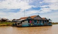 Floating house on Tonle Sap