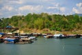 Floating houses, wangka, mon minority village