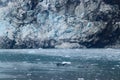 Floating ice in the sea by a glacier Royalty Free Stock Photo
