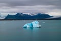 Floating iceberg in Jokulsarlon Glacier Lagoon, Iceland