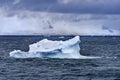 Floating Iceberg Snow Glaciers Mountains Charlotte Bay Antarctica