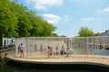 The floating Island by Obba, part of the Bruges triennial