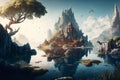 Floating Islands & Dragons: Unreal Engine 5 Fantasy World with Insane Details & Beautiful Colors