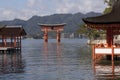 Floating Itsukushima Shinto Shrine Royalty Free Stock Photo