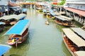 Floating market Royalty Free Stock Photo