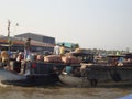 Floating market Royalty Free Stock Photo