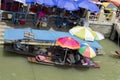 Floating market of amphawa thailand