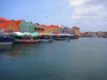 Floating market downtown Curacao