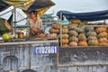 Floating market, Mekong Delta, Can Tho, Vietnam Royalty Free Stock Photo