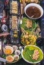 Street food stall Sweet dessert Banana Asia Travel Thailand