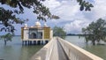 Floating mosque five domes at Tanjung Putat Beach