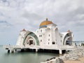 Floating mosque near the beach