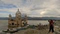 floating mosque in Palu city