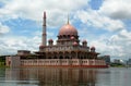 Floating Mosque in Putrajaya Malaysia Royalty Free Stock Photo