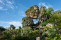 The floating  moutains in the Pandora area of Animal Kingdom at Disney World Royalty Free Stock Photo