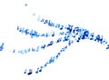 Floating Music Notes in Blue Hues Royalty Free Stock Photo