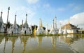 Floating pagoda at Inle village in Shan, Myanmar