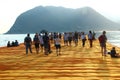 The Floating Piers, Iseo Lake, Italy