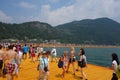 The Floating Piers in Lake Iseo