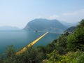 The Floating Piers in Lake Iseo