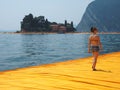 The Floating Piers in Lake Iseo