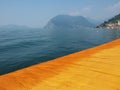 The Floating Piers in Lake Iseo