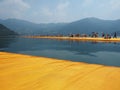 The Floating Piers in Lake Iseo