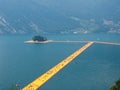 The Floating Piers in Lake Iseo