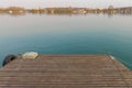 Floating Pontoon Dock Deck Royalty Free Stock Photo