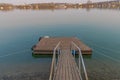 Floating Pontoon Dock Royalty Free Stock Photo
