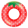 Floating pool ring. Summer fruit beach inflatable Royalty Free Stock Photo