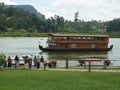 The floating restaurant in Gregory lake