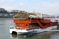 Floating restaurant on the Danube
