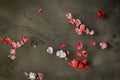 Floating Rose Petals With Ashes