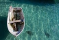 Floating Rowing Boat Royalty Free Stock Photo