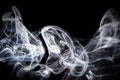 Floating smoke Royalty Free Stock Photo